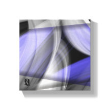 8 x 8-tums Lavender Måne Trend Abstrakt Art Violet