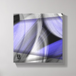 8 x 8-tums Lavender Måne Trend Abstrakt Art Violet Canvastryck