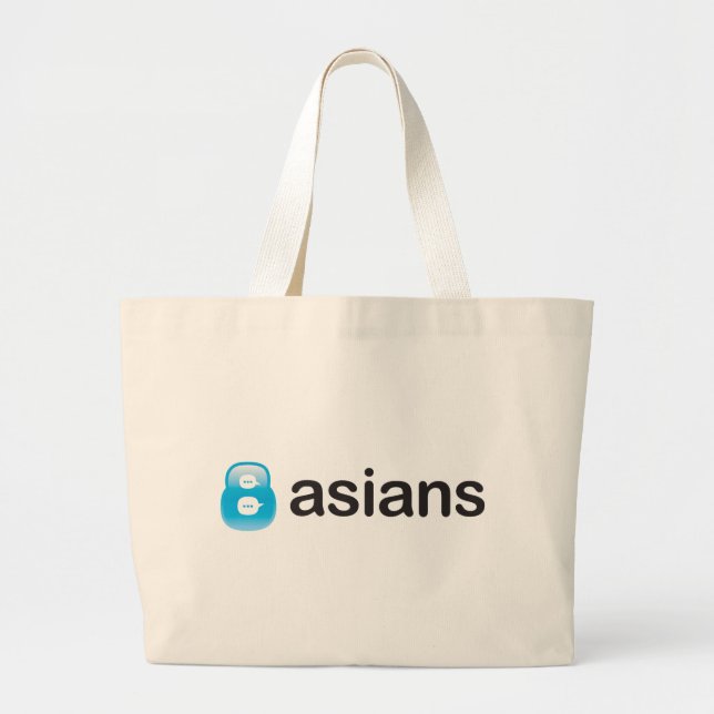 8Asians Totebag Jumbo Tygkasse (Framsidan)
