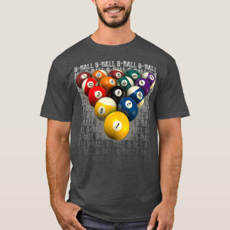 8BALL POOL TEAM Cool Design Leagues and T Shirt