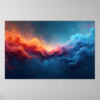 8K Abstrakta Visioner: Moderna Texturer & Flytande Poster