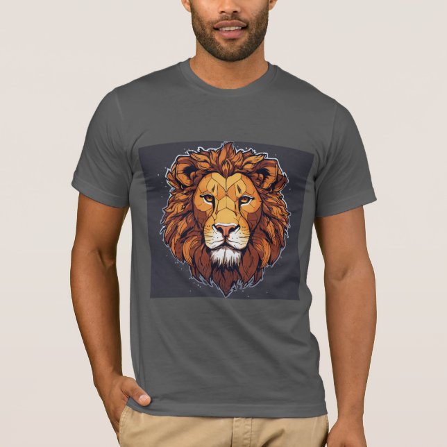 8K lion Sticker Edition T-Shirt (Framsida)