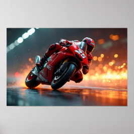 8K MotoGP Elite: High-Velocity Superbike Digital Poster
