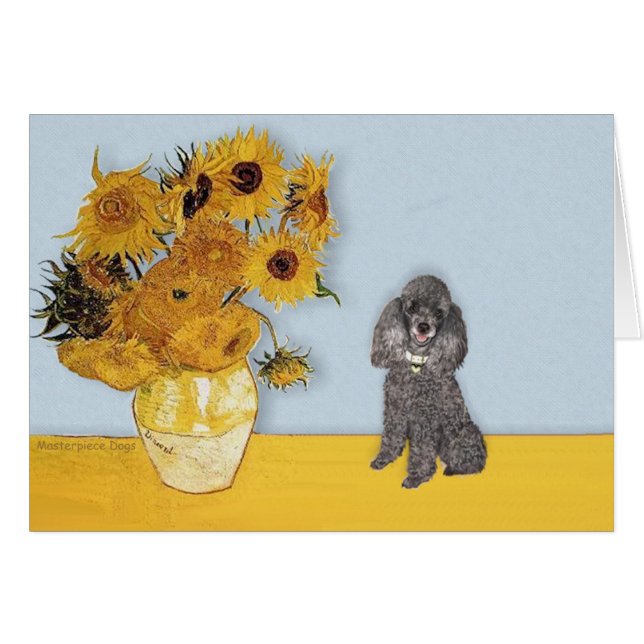 (8S) - Solblommor Hälsningskort (Framsidan Horizontal)