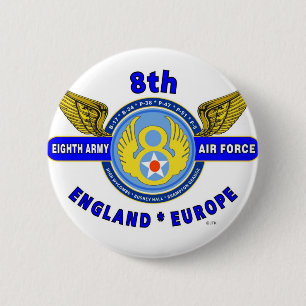 8TH ARMÉFLYGVAPEN "ARMÉLUFTKÅR" WW II KNAPP