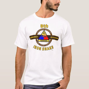 8TH ARMORED UPPDELNING "JÄRNORM " T SHIRT