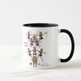 8th Dag av muggen för jul (åtta Maids som Mugg