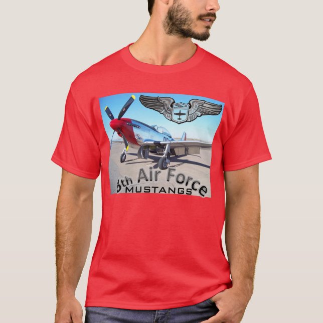 8th FlygvapenMustangs Tee (Framsida)