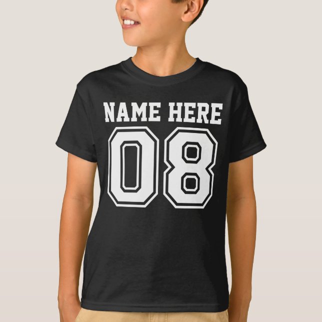 8th Födelsedag (anpassadebarnnamn) Tee (Framsida)