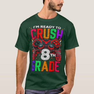 8th Grade Level Unlocked Game On 8th Grade Back To T Shirt