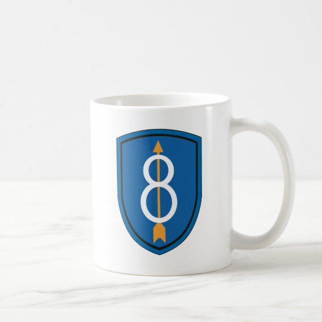 8th Infanteriuppdelning Kaffemugg (Höger)