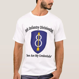 8th Infanteriuppdelning T-shirt