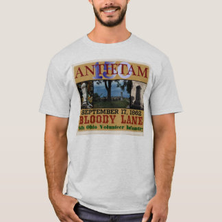 8th Monument för Ohio volontärinfanteri på T Shirt