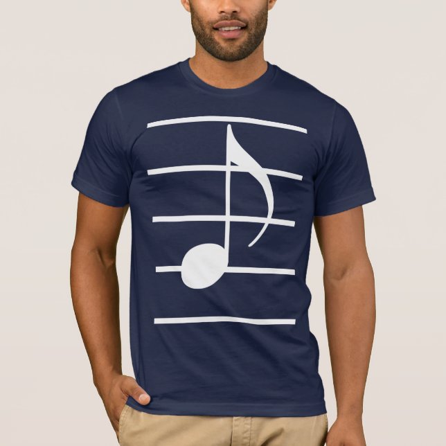 8th note tee shirt (Framsida)