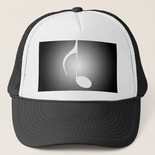 8th Notera svart som vändas om med Truckerkeps (Framsida)