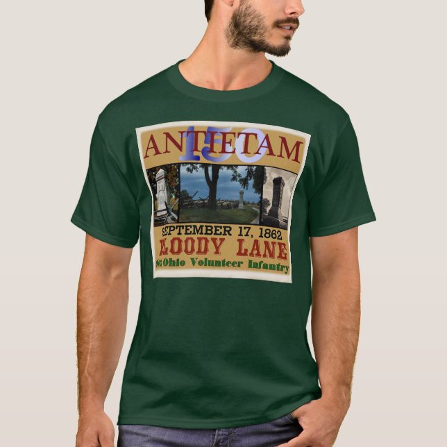 8th Ohio på Antietam Sesquicentennial Tröja (Framsida)
