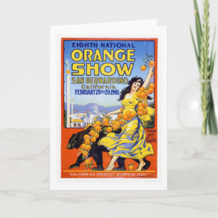 8th Orange Show 1918 för medborgare Kort