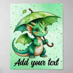 8x10 Baby Dragon Affisch