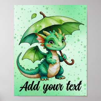 8x10 Baby Dragon Affisch
