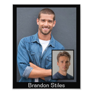 8x10 Handskärmshögtalare för Casting-anrop | Infog Fototryck