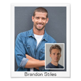 8x10 Handskärmshögtalare för Casting-anrop | Infog Fototryck