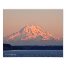 8X10 Montera Rainier Sunset