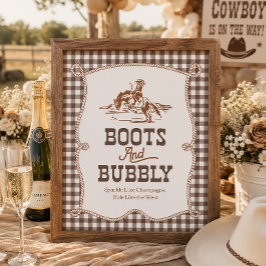 8x10 Skor & Bubbly-skylt
