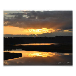 8X10 Solreflektion Fototryck