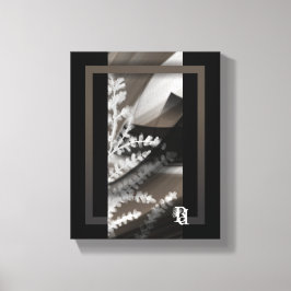 8x10" Terra's ömma viskning Abstrakt Brun Blomma Canvastryck