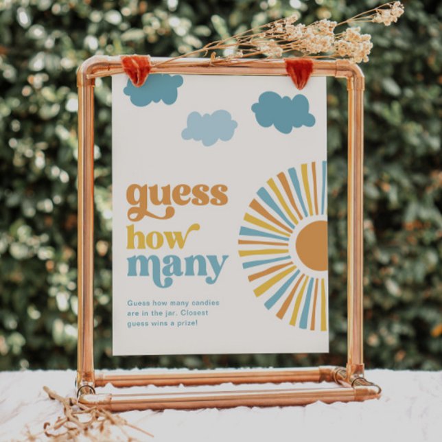 8x10 tum-tecken för gissa hur många spel (Skapare uppladdad)