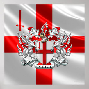[900] City of London - Jackande av Arm Poster
