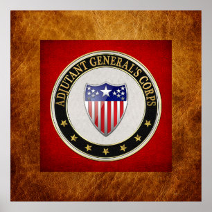 [900] Generaladderande kår Gren Insignia [3D] Poster