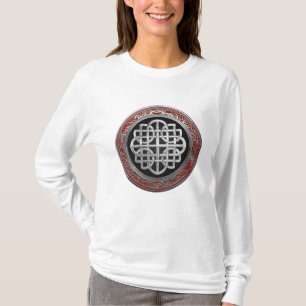 [900] Helig Celtic Silver Knot Kor T Shirt