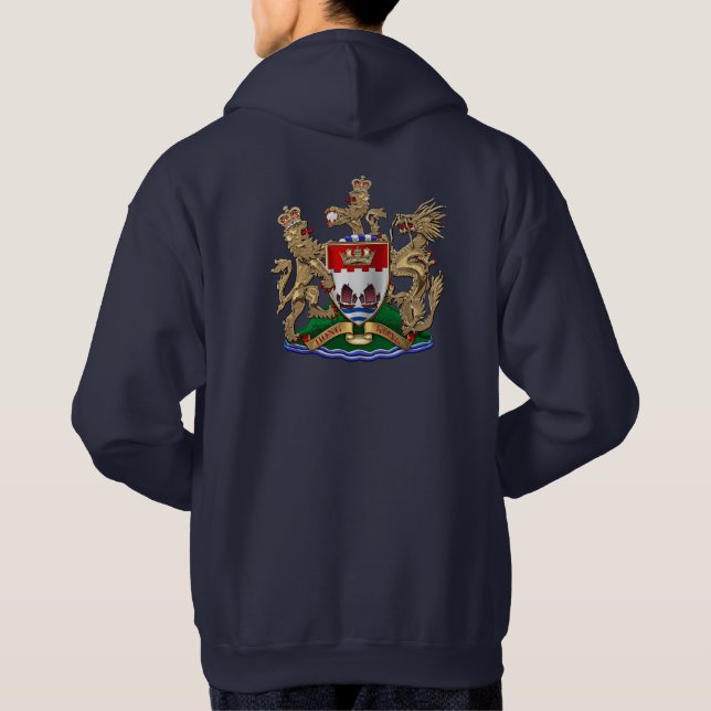 [900] Hongkong - 1959-1997 Jackande av Arm Hoodie (Baksida)