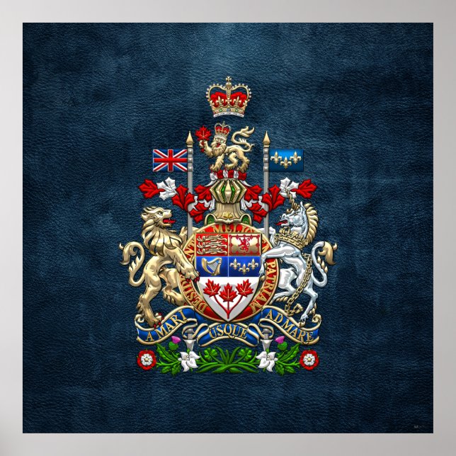 [900] Kanada Jackar av Arm [3D] Poster (Framsidan)