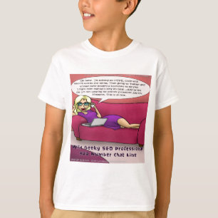 900 Nummer nördiga sökmotoroptimering tjejer galna Tee Shirt