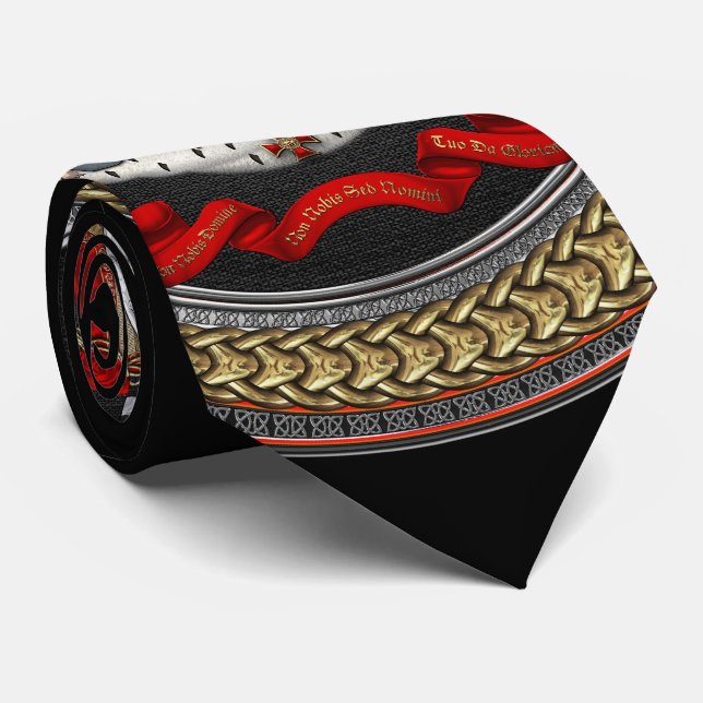 [900] RiddareTemplar vapensköld Slips (Rullad)