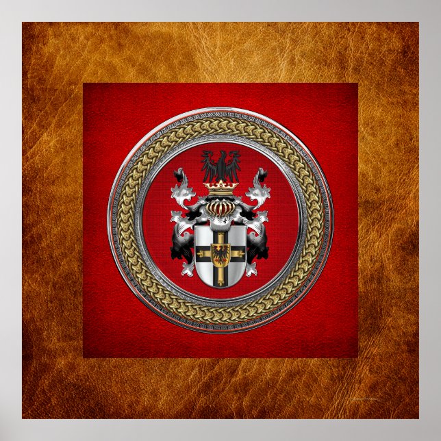 [901] Teutonisk beställning Jackande av Arm Poster (Framsidan)
