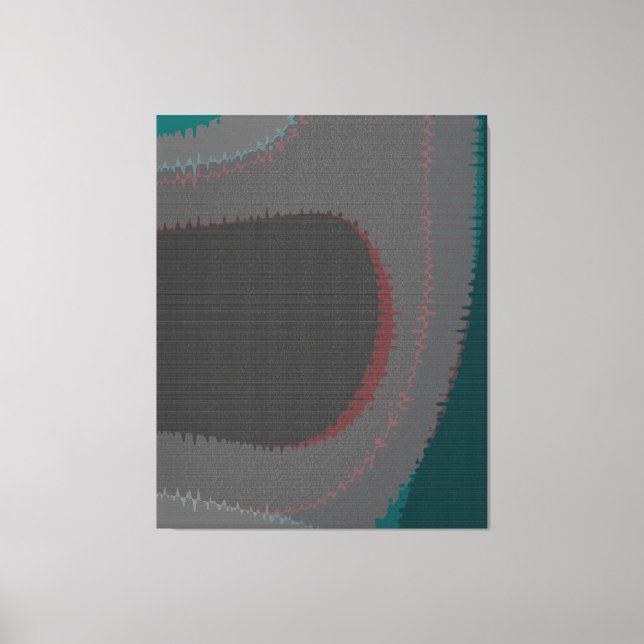 906 The World Is Abstract Canvastryck (Framsida)