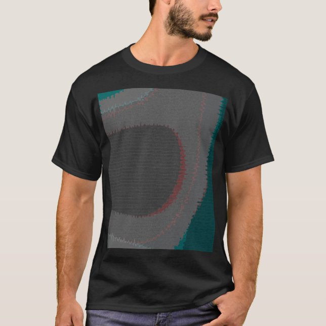 906 The World Is Abstract T Shirt (Framsida)