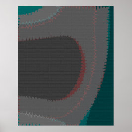 906 Världen är Abstrakt Poster