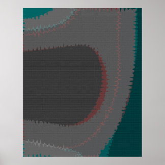 906 Världen är Abstrakt Poster