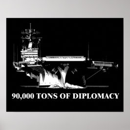 90 000 ton diplomati: Navigera globalt Poster