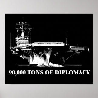 90 000 ton diplomati: Navigera globalt Poster