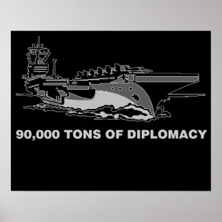 90 000 ton diplomati: Navigera i Global Relati Poster