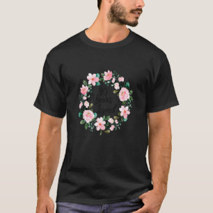 90 år älskade Manar Kvinnor 90 år gammal Blommigt T Shirt