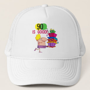 90 är Bra Birthday Tshirts och Gifts Truckerkeps