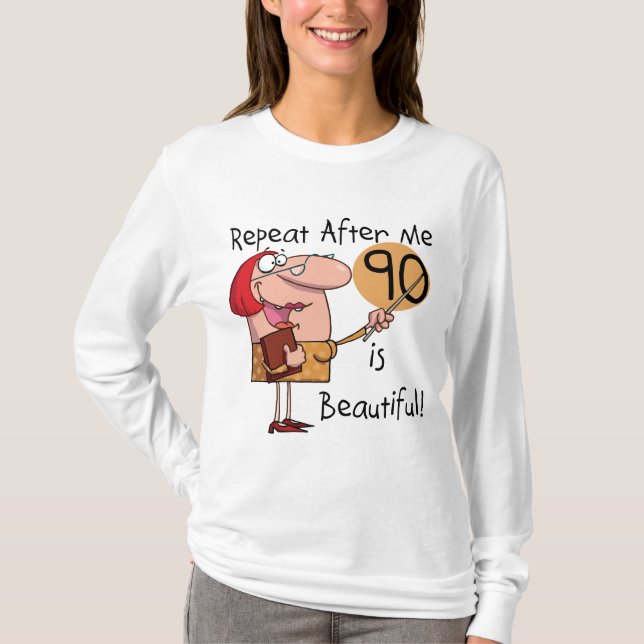 90 är härliga Tshirts och gåvor (Framsida)