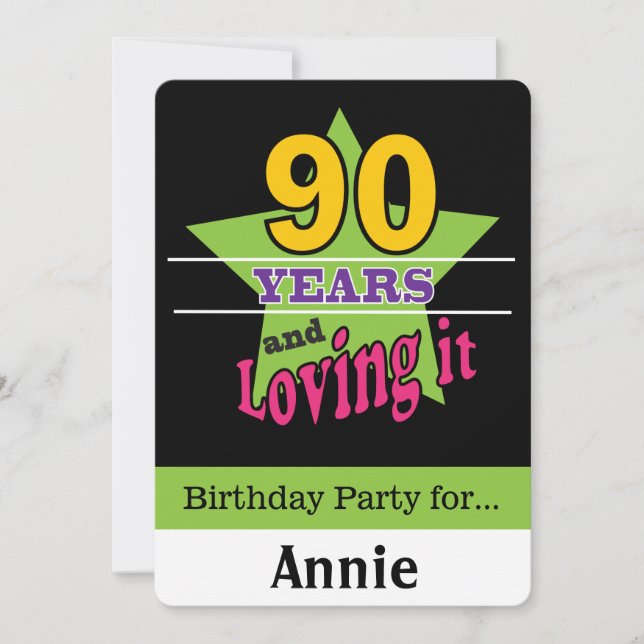 90 år och äldre inbjudningar (Framsida)