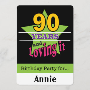 90 år och äldre inbjudningar